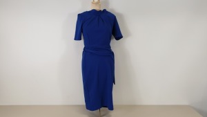 7 X BRAND NEW DOROTHY PERKINS BLUE DRESS WITH BELT IN VARIOUS SIZES