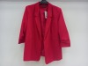 10 X BRAND NEW DOROTHY PERKINS WOMENS RED BLAZERS IN SIZES 14, 16, 20 AND 22 RRP £35.00 (TOTAL RRP 3350.00) (PICK LOOSE)