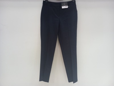 15 X BRAND NEW DOROTHY PERKINS SLIM FIT NAVY TROUSERS IN VARIOUS SIZES RRP £20.00 (TOTAL RRP £300.00)