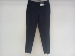 15 X BRAND NEW DOROTHY PERKINS SLIM FIT NAVY TROUSERS IN VARIOUS SIZES RRP £20.00 (TOTAL RRP £300.00)