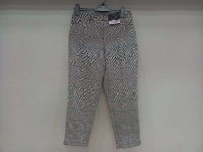 12 X BRAND NEW DOROTHY PERKINS PETITE CHEQUERED ANKLE GRAZERS UK SIZE 8, 10 AND 16 RRP £22.00 (TOTAL RRP £268.00) (PICK LOOSE)