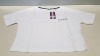 20 X BRAND NEW JACK WILLS LOWTON WHITE CROP T SHIRTS UK SIZE 12 RRP £26.95 (TOTAL RRP £539.00) (PCK LOOSE)