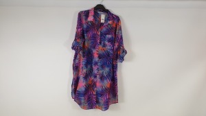 100 X BRAND NEW MULTI COLOURED BEACH SHIRTS BY GEORGE - SIZE XL - (28911) RRP £10 EACH - IN 1