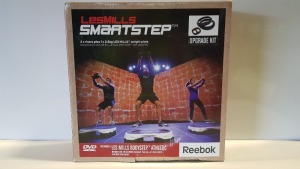 48 X BRAND NEW REEBOK LES MILLS SMARTSTEP UPGRADE KIT - 2 X RISERS PLUS 1 X 2.5KG LES MILLS WEIGHT PLATE