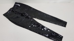 12 X BRAND NEW TOPSHOP LATEX PANTS UK SIZE 6 RRP £36.00 (TOTAL RRP £432.00)