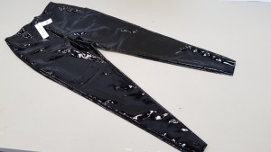 15 X BRAND NEW TOPSHOP LATEX PANTS UK SIZE 14 RRP £36.00 (TOTAL RRP £540.00)