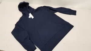8 X BRAND NEW BAGGED TOPMAN NAVY HOODIE (5 X S, 2 X L AND 1 X XXL) 
RRP £24.99 (TOTAL £199.92)