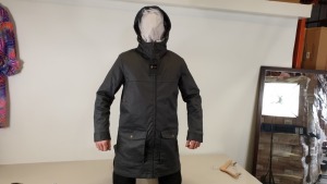 BRAND NEW GABICCI CHARCOAL COLOURED (PAXTON WAXED) COTTON PARKA JACKET - SIZE LARGE RRP £130.00