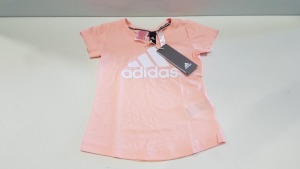 10 X BRAND NEW ADIDAS KIDS PINK T SHIRTS IN VARIOUS SIZES