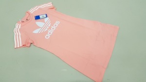 8 X BRAND NEW ADIDAS PINK SKATER DRESSES ITEM CODE - A631 PD9TM AGE 7-8 YEARS