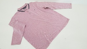 11 X BRAND NEW BURTON MENSWEAR LONG SLEEVED POLO SHIRTS SIZE XXL RRP £18.00 (TOTAL RRP £198.00)