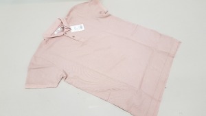 20 X BRAND NEW KIOMI DIRTY PINK POLO SHIRTS SIZE SMALL