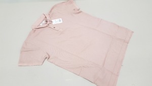 20 X BRAND NEW KIOMI DIRTY PINK POLO SHIRTS SIZE SMALL