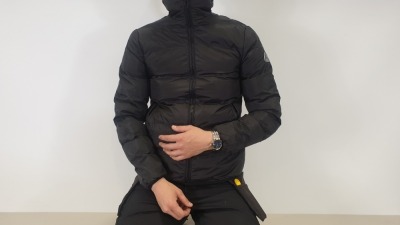 8 X BRAND NEW TOPMAN BLACK (COLD WEATHER EQUIPMENT) WINTER COATS SIZE - LARGE RRP £39.00pp