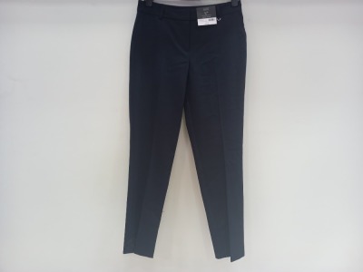 30 X BRAND NEW DOROTHY PERKINS SLIM FIT NAVY TROUSERS IN VARIOUS SIZES RRP £20.00 (TOTAL RRP £600.00)