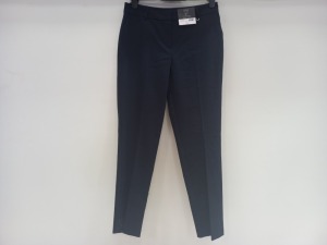 30 X BRAND NEW DOROTHY PERKINS SLIM FIT NAVY TROUSERS IN VARIOUS SIZES RRP £20.00 (TOTAL RRP £600.00)