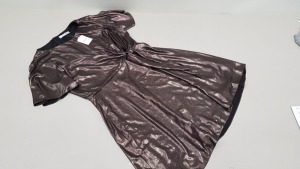 17 X BRAND NEW OASIS BRONZE DRESSES SIZE 14 RRP £50.00 (TOTAL RRP £850.00)