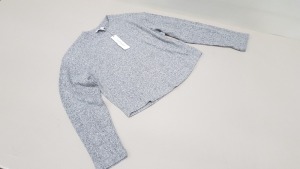 14 X BRAND NEW TOPSHOP TOPSHOP LIGHT GREY CROPPED JUMPER UK SIZE 8