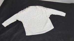110 X BRAND NEW LEMON METALLIC LADIES TOPS SIZE 6-8 - IN 5 BOXES