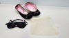 39 X PAIRS OF BRAND NEW NOVELTY BALLET STYLE SLIPPERS SIZE 7-8 - IN 4 BOXES