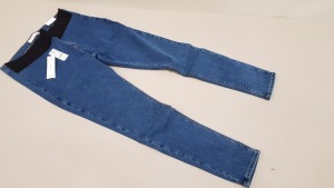 20 X BRAND NEW TOPSHOP JONI SUPER HIGH WAISTED SKINNY MATERNITY JEANS UK SIZE 14 RRP £36.00 (TOTAL RRP £720.00)