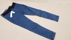 19 X BRAND NEW TOPSHOP JONI SUPER HIGH WAISTED SKINNY MATERNITY JEANS UK SIZE 12 RRP £36.00 (TOTAL RRP £684.00)