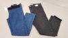16 PIECE MIXED TOPSHOP JEAN LOT CONTAINING 11 X JONI SUPER HIGH WAISTED SKINNY MATERNITY JEANS UK SIZE 14 AND 5 X JONI SUPER HIGH WAISTED SKINNY JEANS UK SIZE 18