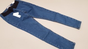 20 X BRAND NEW TOPSHOP JONI SUPER HIGH WAISTED SKINNY MATERNITY JEANS UK SIZE 8 RRP £36.00 (TOTAL RRP £720.00)