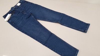 12 X BRAND NEW JAMIE HIGH WAISTED SKINNY JEANS UK SIZE 14 RRP £40.00 (TOTAL RRP £480.00)