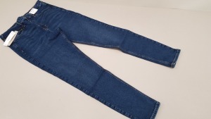 12 X BRAND NEW TOPSHOP JAMIE HIGH WAISTED SKINNY JEANS UK SIZE 14 RRP £40.00 (TOTAL RRP £480.00)