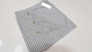 40 X BRAND NEW TOPSHOP BUTTONED SKIRTS UK SIZE 12 AND 8 (MAINLY 12)