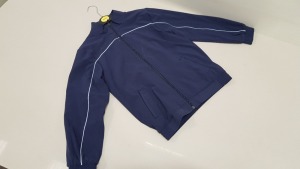 13 X BRAND NEW JOHN LEWIS NAVY PERFORMANCE TRACK TOPS AGE 9-10 RRP £20.00 (TOTAL RRP £260.00)