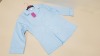 22 X BRAND NEW JOHN LEWIS GIRLS 3/4 SLEEVE BLUE SENIOR FITTED BLOUSES SIZE 40
