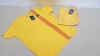 23 X BRAND NEW FC BARCELONA 1899 YELLOW SHORT SLEEVED T SHIRTS SIZE XXL
