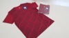 20 X BRAND NEW FC BARCELONA BARCA RED SHORT SLEEVED T SHIRTS SIZE LARGE
