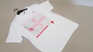 50 X BRAND NEW F&F ENGLAND SIX NATIONS//21 T SHIRTS SIZE L