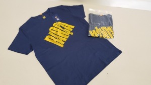 20 X BRAND NEW FC BARCELONA BARCA BLUE SHORT SLEEVED T SHIRTS KIDS SIZE 12