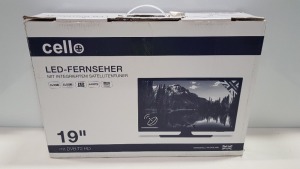 BRAND NEW CELLO 19 LED DIGITAL TV WITH BUILT IN SATELLITE TUNER