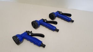 100 X BRAND NEW GARDEN SPRAY HOSE GUNS - MULTI SPRAY SETTINGS