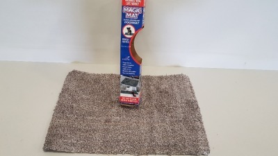 60 X BRAND NEW MAGIC MAT SUPER ABSORBENT DOOR MAT - NOTE BOXES SLIGHTLY CRUSHES - IN 3 OUTER CARTONS OF 20