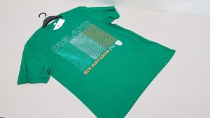 50 X BRAND NEW F&F IRELAND SIX NATIONS//21 T SHIRTS SIZE MEDIUM
