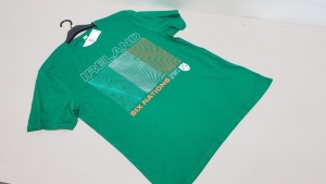 35 X BRAND NEW F&F IRELAND SIX NATIONS//21 T SHIRTS SIZE MEDIUM