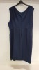 20 X BRAND NEW DOROTHY PERKINS NAVY SLEEVELESS DRESSES UK SIZE 22 AND 20 RRP £25.00 (TOTAL RRP £500.00)