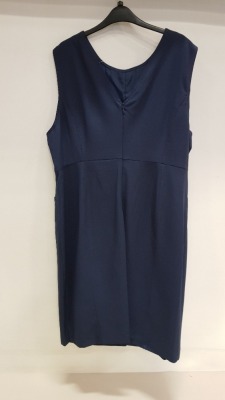 20 X BRAND NEW DOROTHY PERKINS NAVY SLEEVELESS DRESSES UK SIZE 22 AND 20 RRP £25.00 (TOTAL RRP £500.00)