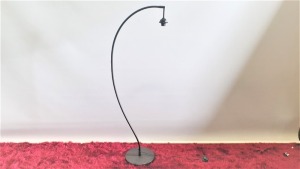 15 X ARCHER BOW SHAPED CHROME FLOOR LAMPS (NOTE BOXES ARE DAMAGED)