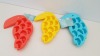 192 X BRAND NEW BOXED SUMMER LIVING SILICON TOUCAN SHAPED ICE CUBE TRAY IN VARIOUS COLOURS IE PINK, YELLOW AND BLUE IN 8 BOXES