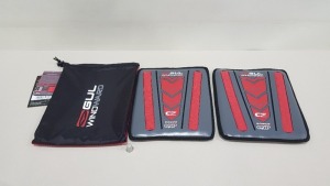 15 X BRAND NEW GUL PERFORMANCE APPAREL WINDWARD HIKING PRO PADS IN GREY AND RED SIZE LARGE