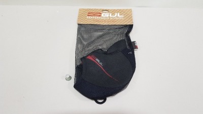 28 X BRAND NEW GUL PERFORMANCE APPAREL BLACK PEAKED SURF CAP SIZE XS