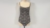 30 X BRAND NEW TOPMAN ZEBRA PRINT ALL IN ONE SWIMSUIT - SIZE UK 8 RRP £19.00pp