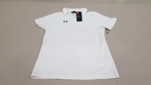 15 X BRAND NEW UNDER ARMOUR WOMENS SPORTS POLO SHIRTS SIZE LARGE